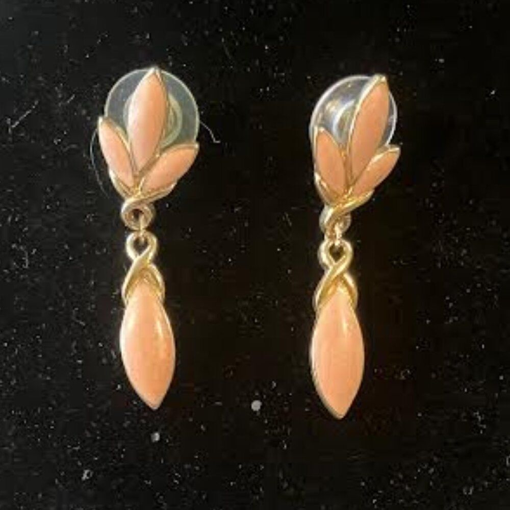 Trifari lacquer earrings